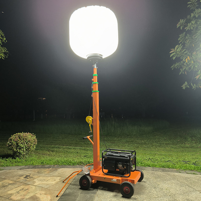 Lighting Led Balloon Light Lamp 600W Green Light Tower For Minings
