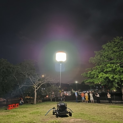 IP65 Waterproof 500W 800W 1400W Mobile Balloon Lights Solar Portable Light Tower Generator Led Work Light