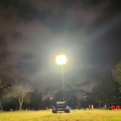 Quick Setup Convenient for Mining 1400W IP65 Balloon Work Light on Mobile Light Tower