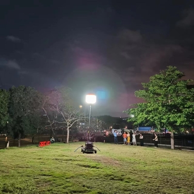 1000W Portable Balloon Shape Lighting Towers with Cart and Generator Patent Design
