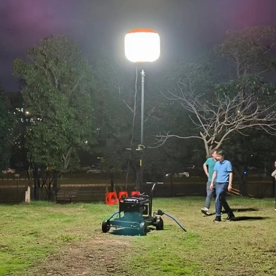 700W Portable LED Generator Mobile Light Tower for Construction and Outdoor Lighting Needs