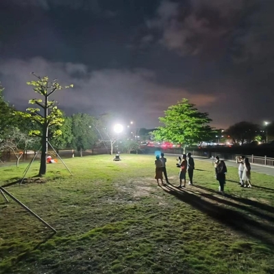 IP65 LED Telescopic Mast Inflatable Work Light Tower for Construction and Roadworks