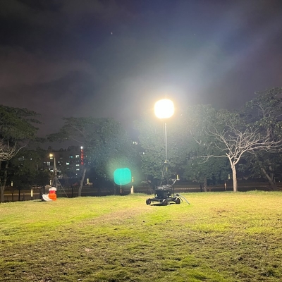 320w Lighting Solutions Service Dialux Evo Layout 51200lm Tripod Light Tower For Emergency
