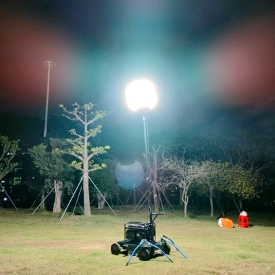 320w Lighting Solutions Service Dialux Evo Layout 51200lm Tripod Light Tower For Emergency