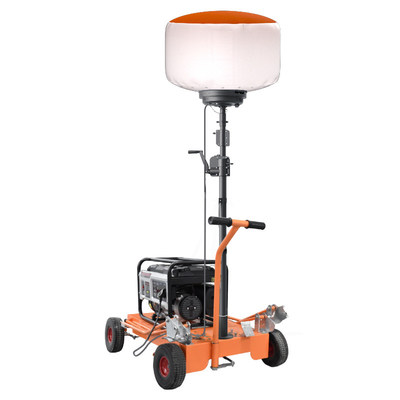 Trolley Balloon Led Light Tower Lights Fitting 700W Lighting Tower For Disaster