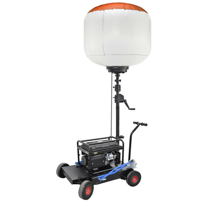 Telescopic LED Balloon Light Tower 1400W Mobile Light Tower Lamp For Construction Sites