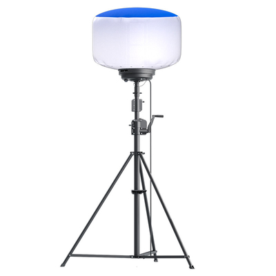 Omni Illumination LED Balloon Lights 500W Generator With Light For Temporary Construction