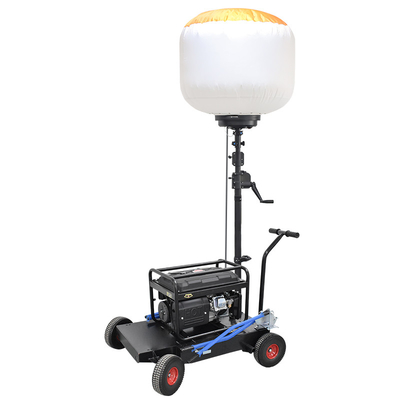 Omni Illumination LED Balloon Lights 500W Generator With Light For Temporary Construction