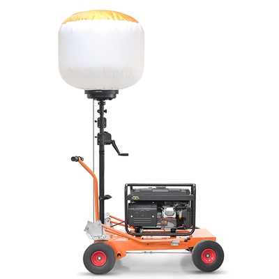 AC220V High Mast Light Tower 700W Balloon Battery Powered Led Light Tower For Construction
