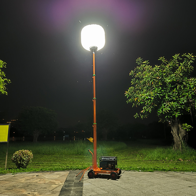 Construction Size Balloons Construction Light Tower 80000lm 500W Diesel Generator Light Tower