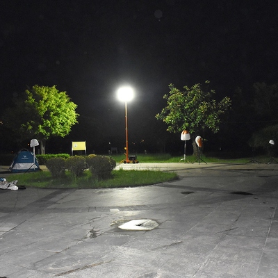 Power Generator Balloon Light Tower Lamp 96000lm Telescoping Light Tower