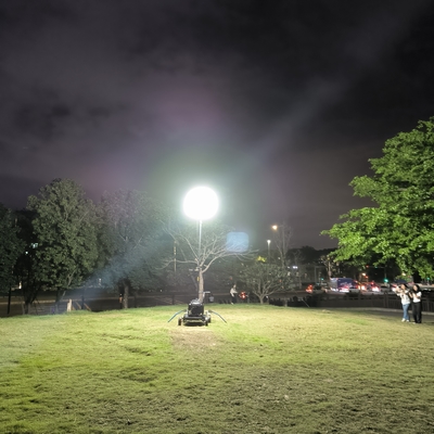 700W Led Balloon Lights 112000lm Outdoor Tower Light For Industrial Illumination