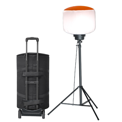 Events Telescopic Towable Light Tower 500W LED Balloon Mobile Light Tower For Big Events