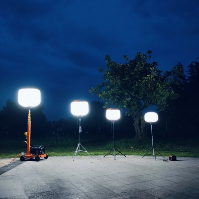 1200Watt LED Balloon Lights Tower Tripod Outdoor Work Lights For Contractors