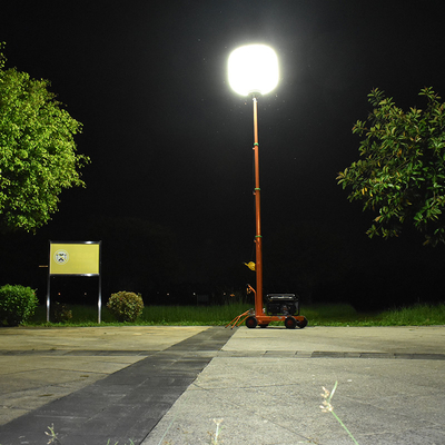 AC220V Portable Led Work Light 1400W Jobsite LED Balloon Light Tower For Law Enforcement
