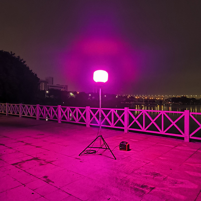 4500lm 7800lm Tripod Work Lamp 60W Balloon Light Tower For Events