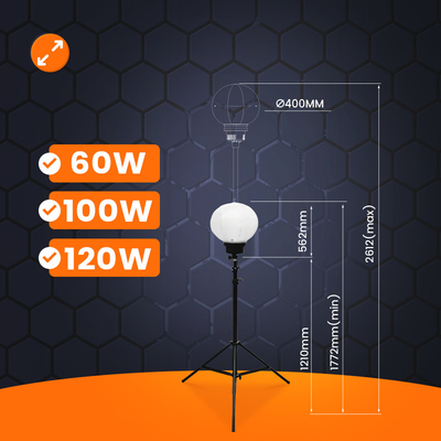 120W Led RGB Balloon Light Tower Versatile Portable Light Tower For Outdoor Event