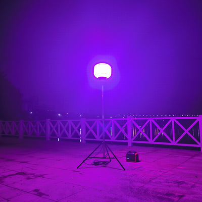 Glare Free 320W Balloon Light Tower RGB Tripod Lights For Wedding