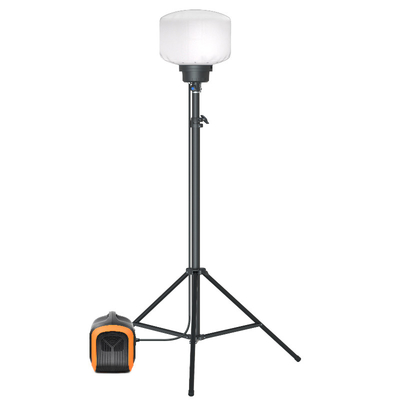 60W LED Balloon Lights 2.05m Waterproof Balloon Lights Stand Mobile Lighting For Campsite