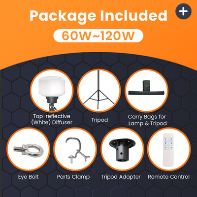 Outdoor LED Balloon Light 120W 150W Mobile Light Tower For Parties