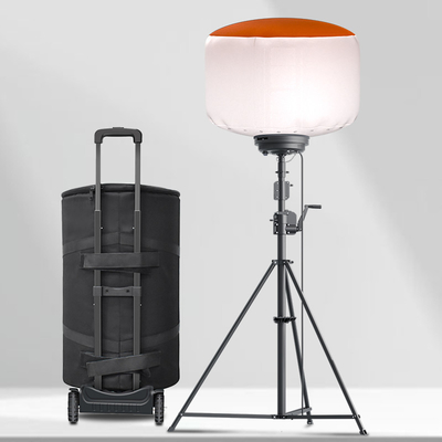 AC220V Portable Led Work Light 1400W Jobsite LED Balloon Light Tower For Law Enforcement