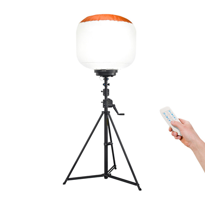 Portable Movable 800W Balloon Light Tower High Brightness For Construction Sites Roadworks Temporary Work Light