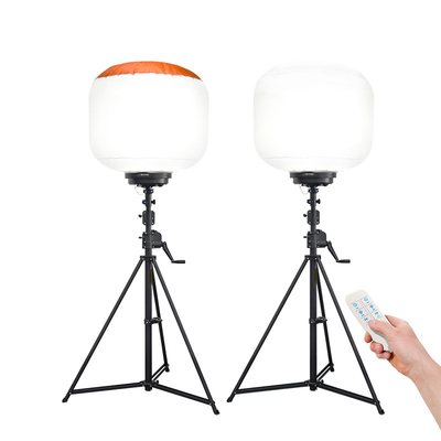 1200W AC100-277V Waterproof LED Balloon Work Light Tower Easily Movable for Construction