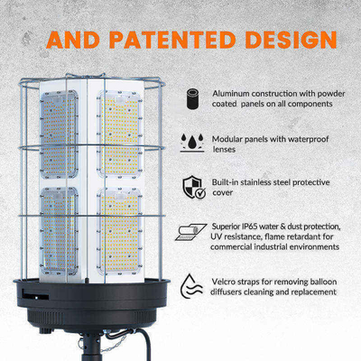 Factory Custom 36W Outdoor LED Flood Light Adjustable Spotlight Adjustable Mast Height for Disaster Relief Camps