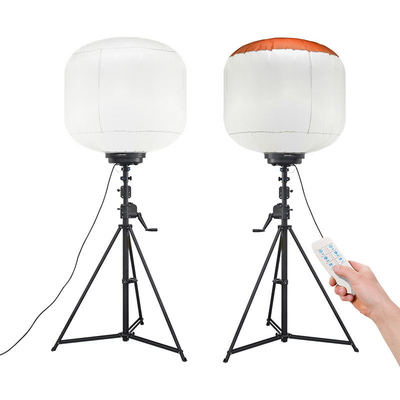 Portable LED Balloon Light 320W IP65 Dimmable for Outdoor Construction