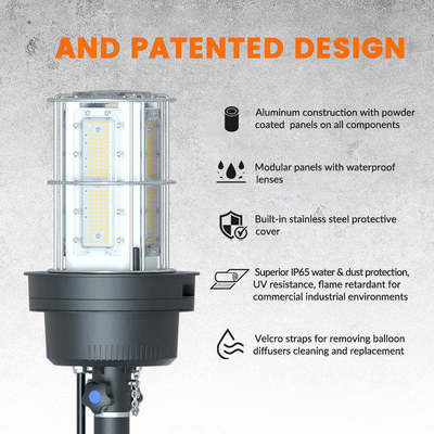 UV Resistant Flame Retardant High Efficiency LED Balloon Light Tower for Outdoor Construction and Events