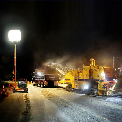 Telescopic LED Balloon Light Tower 1400W Mobile Light Tower Lamp For Construction Sites