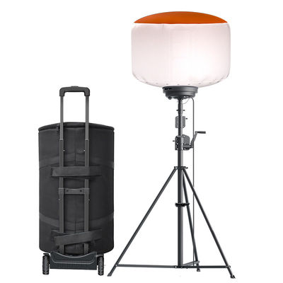 AC220V Portable Led Work Light 1400W Jobsite LED Balloon Light Tower For Law Enforcement
